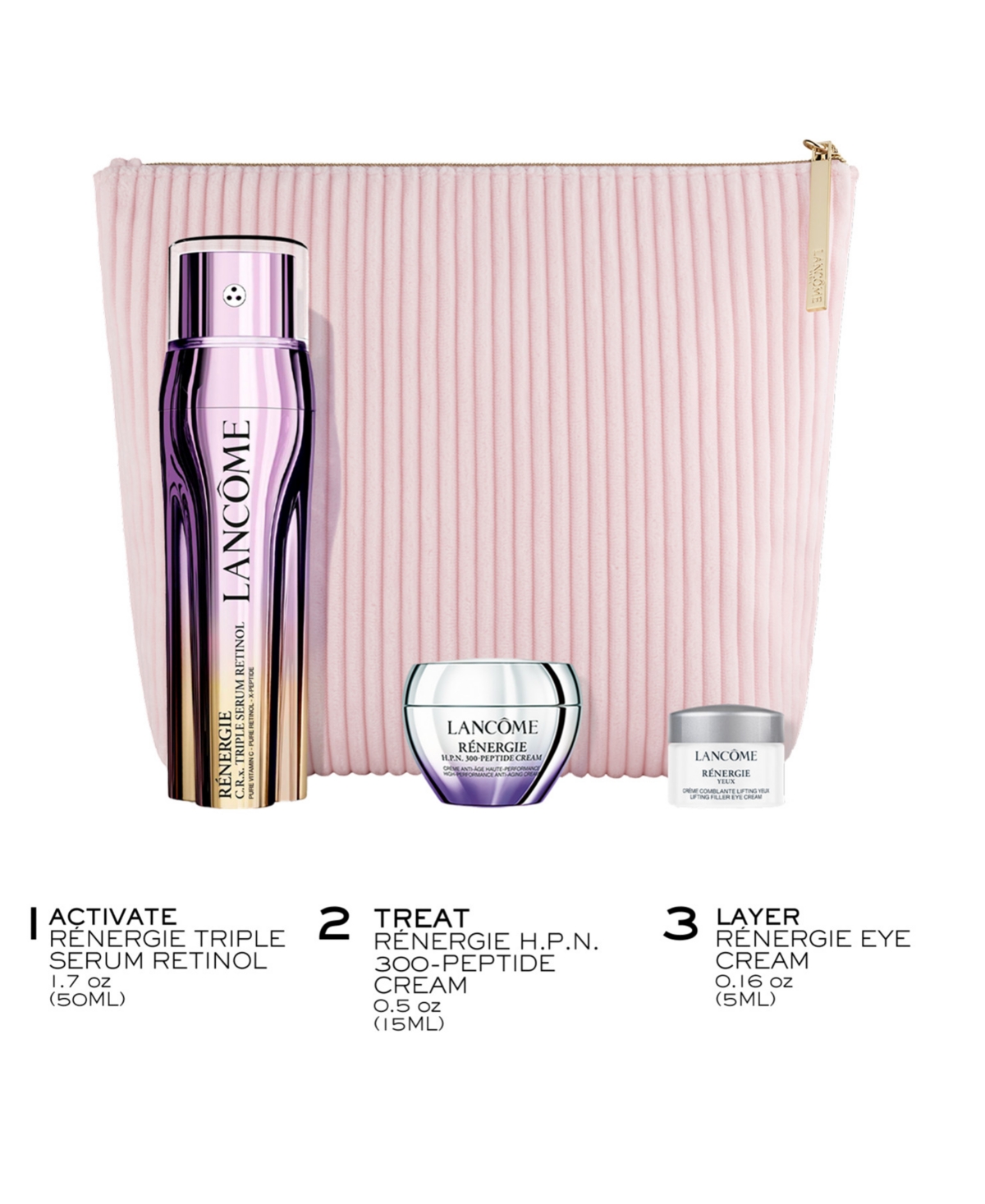 Lancome 4-Pc. Renergie C.r.x. Triple Serum Retinol Skincare Set