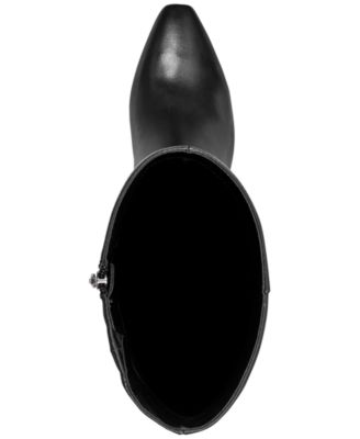 Women's Mabel Wide-Calf Leather Dress Boots