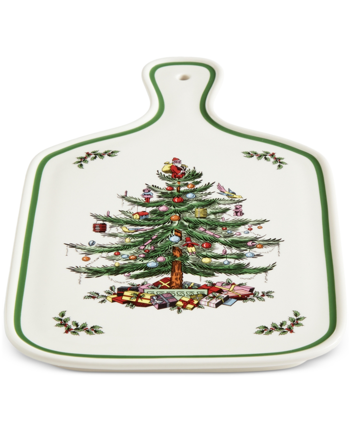 Spode Christmas Tree Serving Board In Green