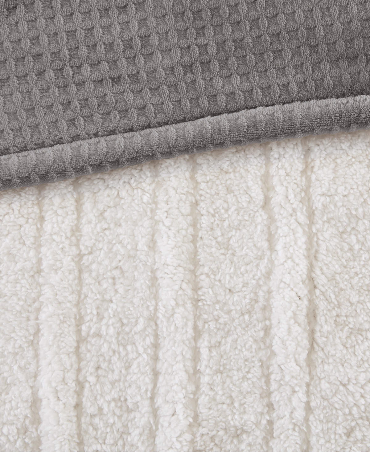 Premier Comfort Heated Waffle To Sherpa Throw, 50" X 60" In Gold