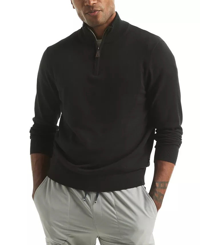 Men's Navtech Classic-Fit Solid Quarter Zip Sweater