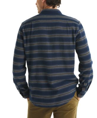 Men's Plaid Straight Collar Shirt