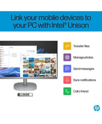 27" OmniStudio Touchscreen All-In-One Desktop - Intel Core U7-155H - Intel Arc Graphics - 16GB/1TB - Windows 11 Home - Meteor Silve