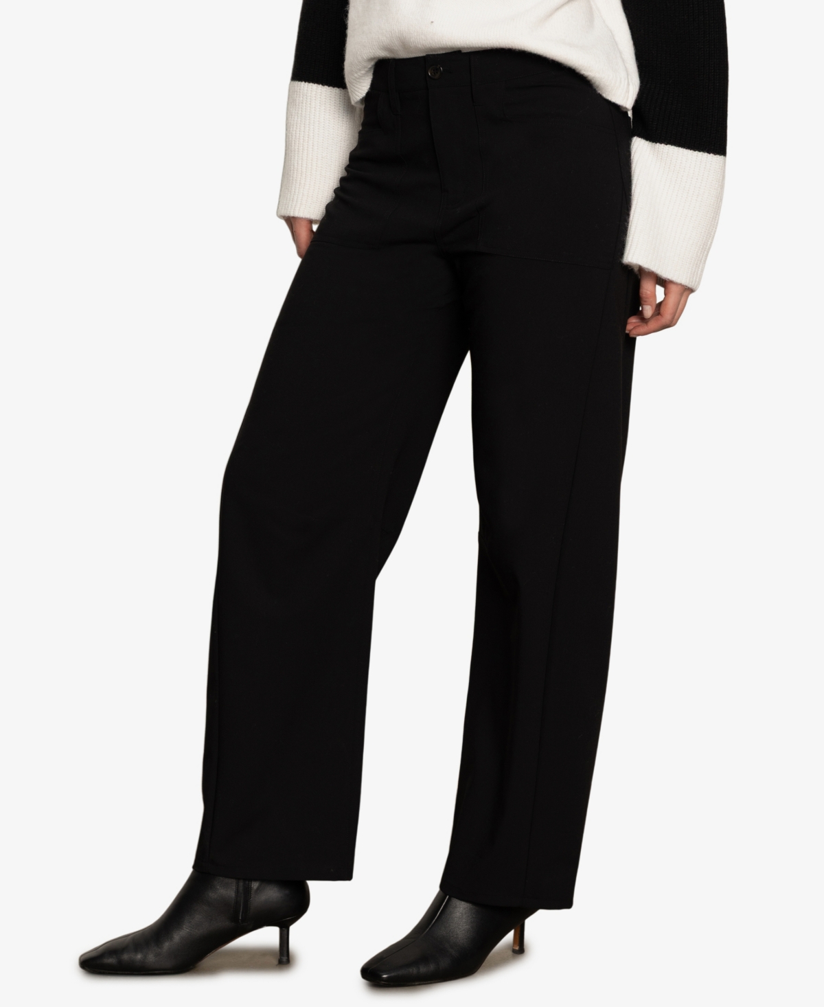 Sanctuary Women's Charter Gab Barrel Pants In Black