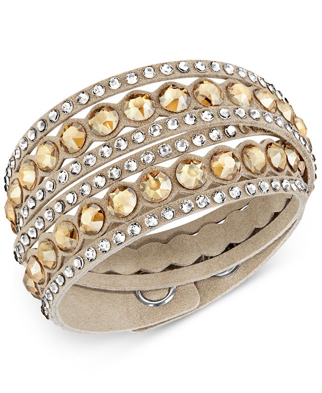 Swarovski Crystal Double Wrap Bracelet & Reviews Bracelets Jewelry