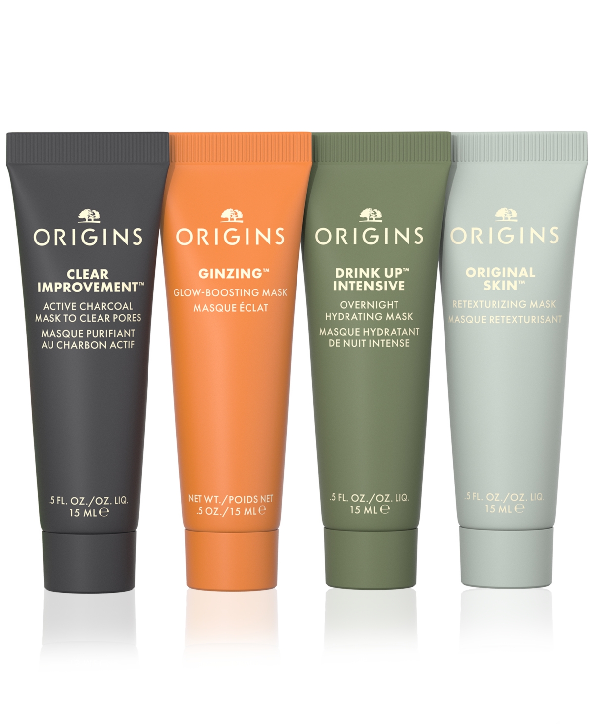 Origins 4-pc. Multi-maskers Face Mask Skin Care Set In Transparent