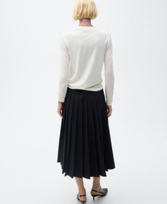 Women's Wool-Blend Round-Neck Sweater