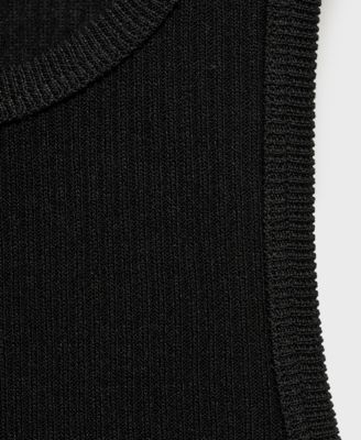 Women's Fine Ribbed Knit Top