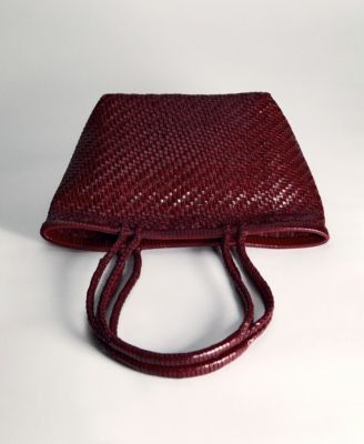 Women's Braided Leather Shoulder Bag