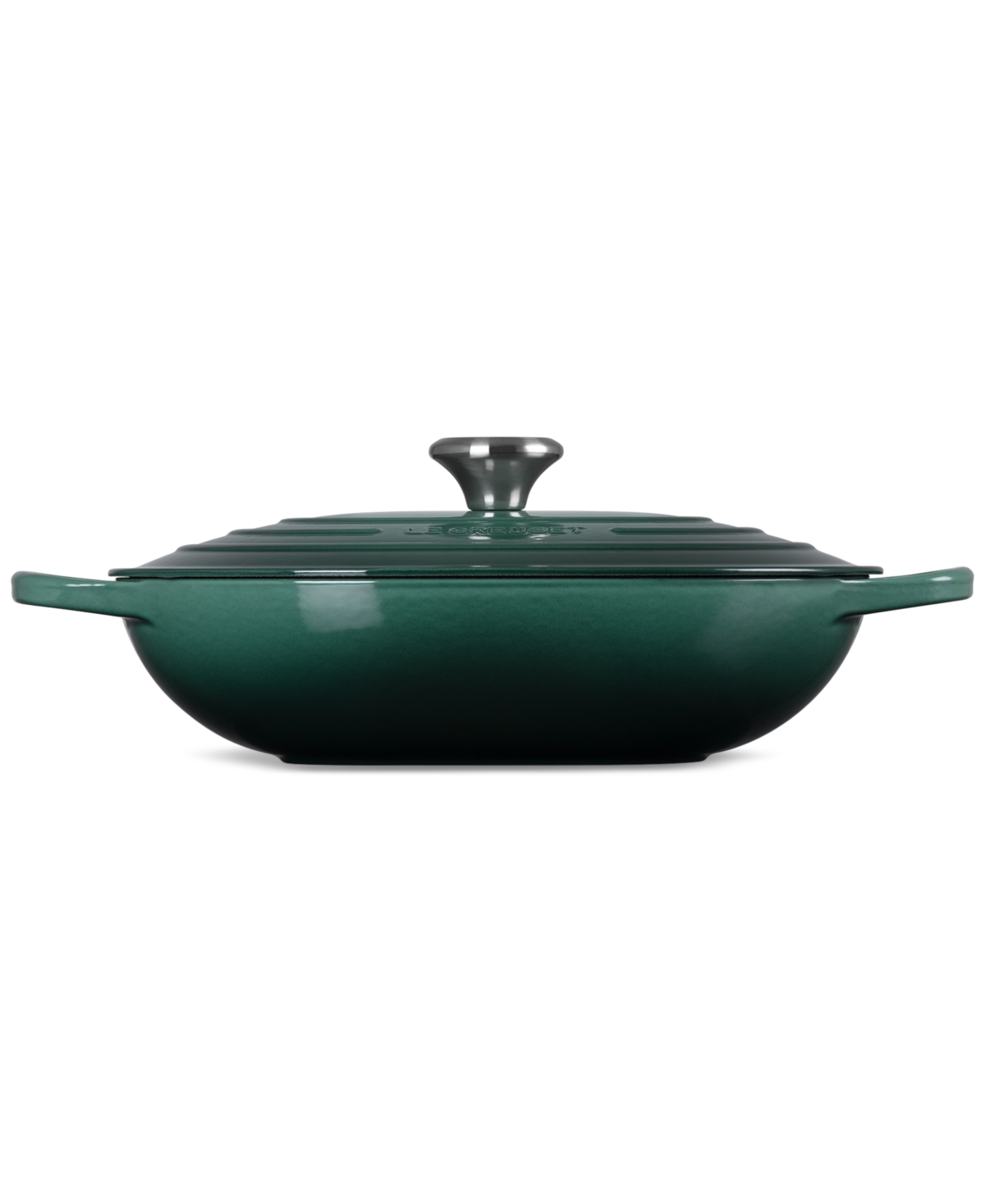 Le Creuset Enameled Cast Iron Signature 3.75-quart Oblong Dutch Oven With Lid In Green