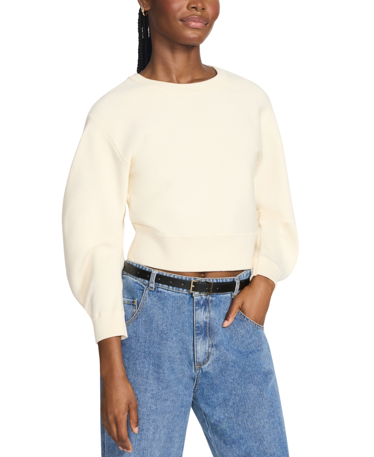 Steve Madden Textured Faux-Leather Belts, Set of 3
