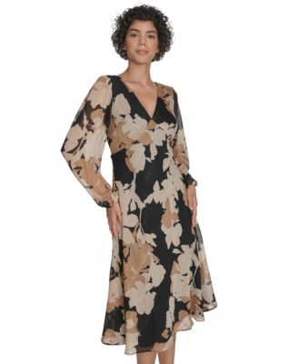 Women's Printed Midi Dress