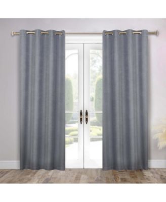 Nyan 100% Blackout Machine Washable Curtains, Set of 2 Panels, 52 X 84