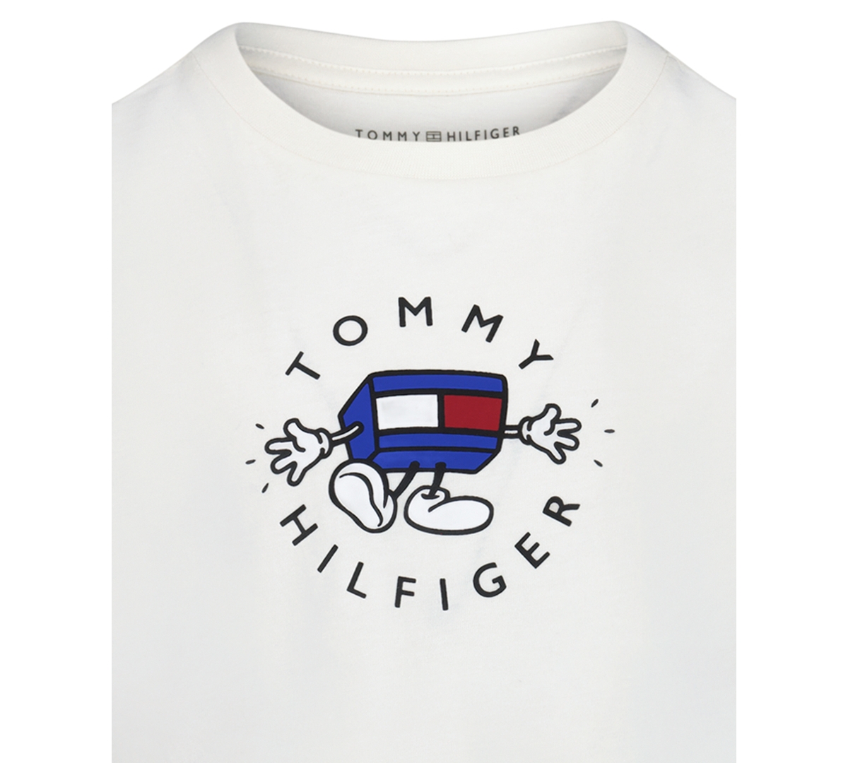 Tommy Hilfiger Toddler And Little Boys 2t-7 Crewneck T-shirt In White