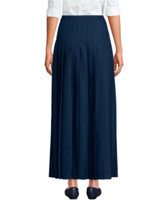 Big Girls Solid Pleated Skirt Ankle Length