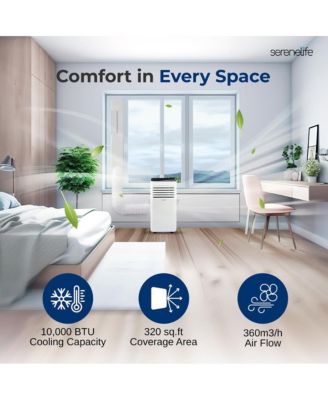 Portable Air Conditioner - 10000 BTU Cooling Capacity (ASHRAE) (White
