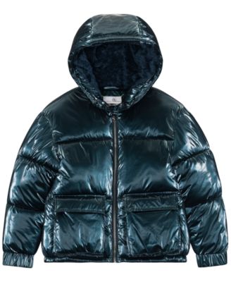 Big Girls' Shimmer Puffer Jacket