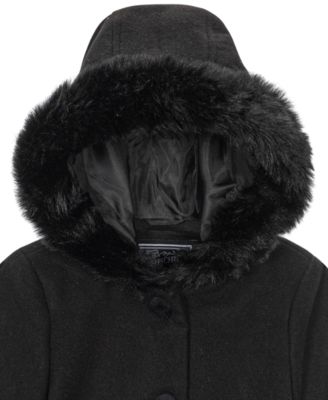 Big Girl Bow Pocket Dress Coat