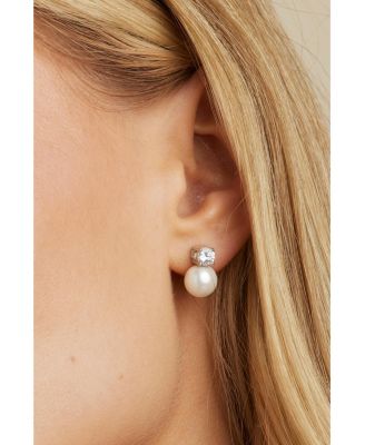 Maven Pearl and Crystal Studs