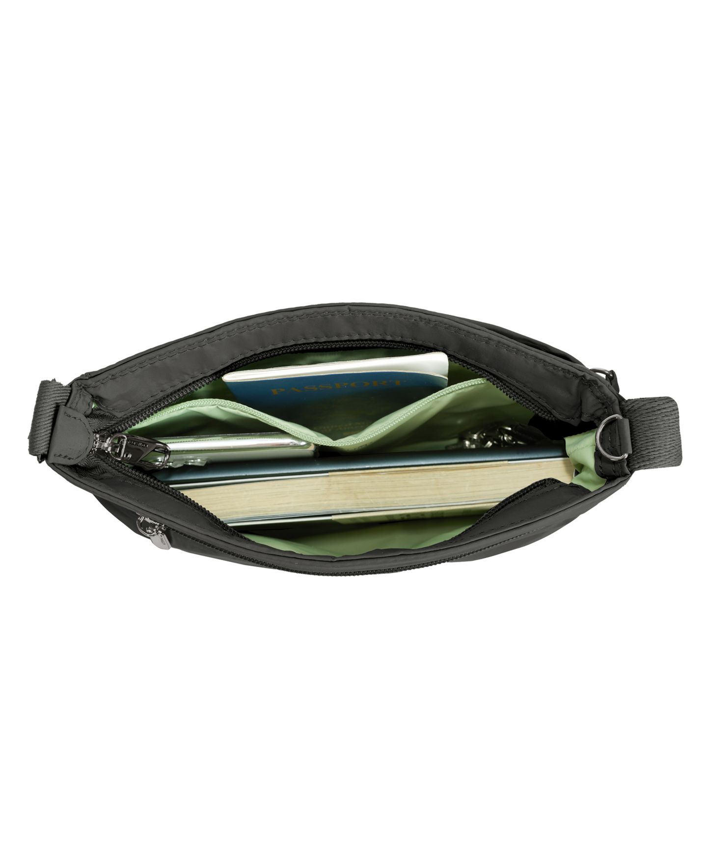 Женская сумка Travelon Anti-Theft Roam Small Crossbody, цвет: Чёрный — фото 10