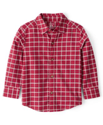 Carter's - Toddler Boys Plaid Long-Sleeve Button-Down Shirt