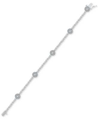 Diamond Circle Bracelet in Sterling Silver (1/2 ct. t.w.)