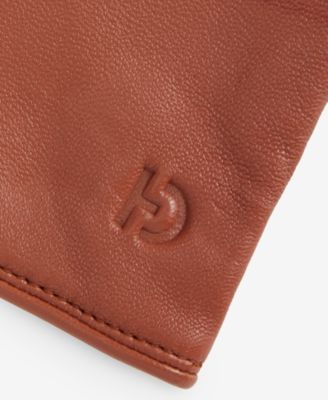 Leather Cashmere Blend Lined Basic Tech Tip Gloves