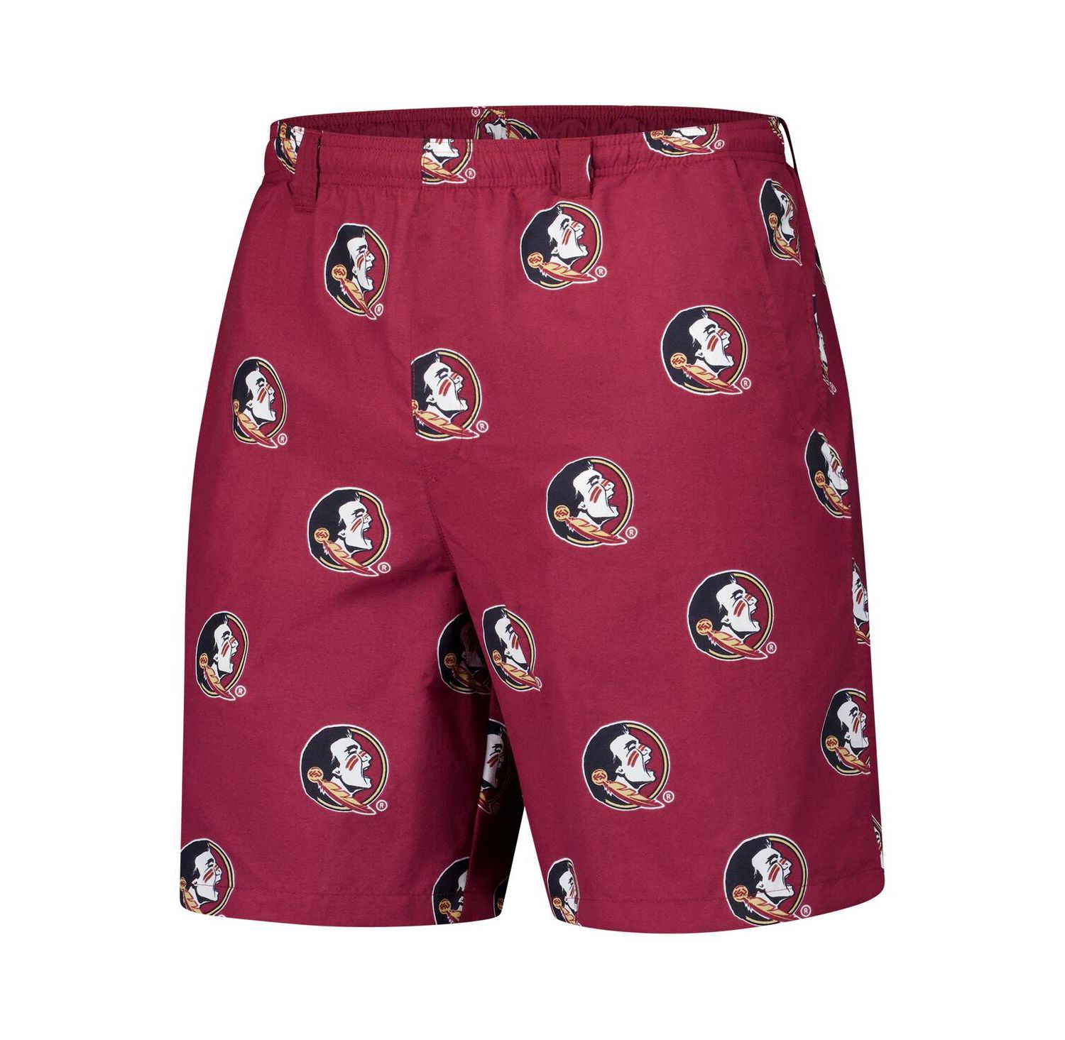 Men's Garnet Florida State Seminoles PFG Backcast III Omni-Shade Shorts