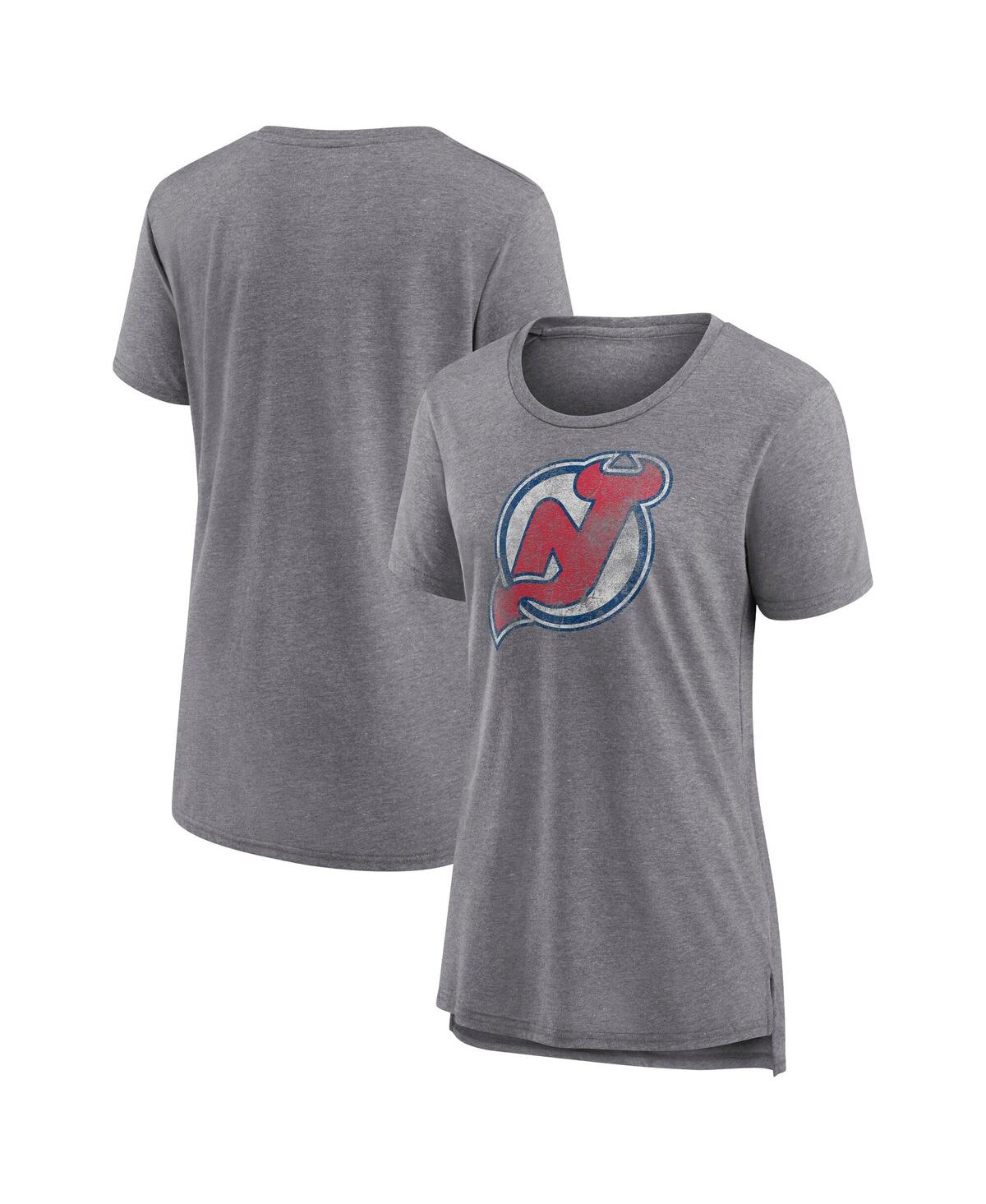 Fanatics Women's Heather Gray New Jersey Devils Special Edition 2.0 Modern T-shirt In Gray