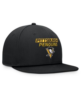 Men's Black Pittsburgh Penguins Authentic Pro Prime Snapback Hat