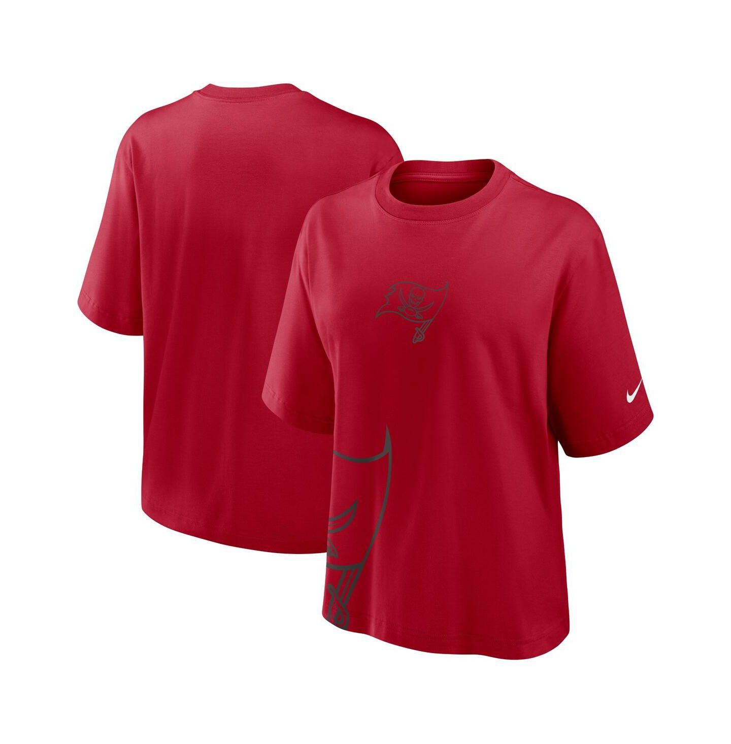 Женская футболка Nike Red Tampa Bay Buccaneers Boxy — фото 1