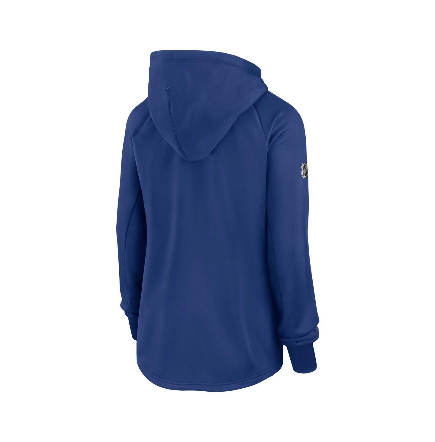 Женская куртка Fanatics Blue Toronto Maple Leaf's Authentic Pro Rink Fleece Full-Zip — фото 2