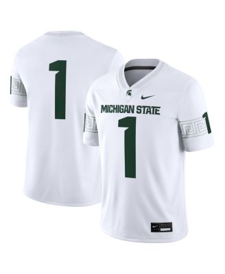 Nike - 1 White Michigan State Spartans Game Jersey