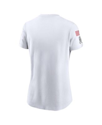 Women's White Las Vegas Raiders 2024 Salute to Service Legend Performance T-Shirt