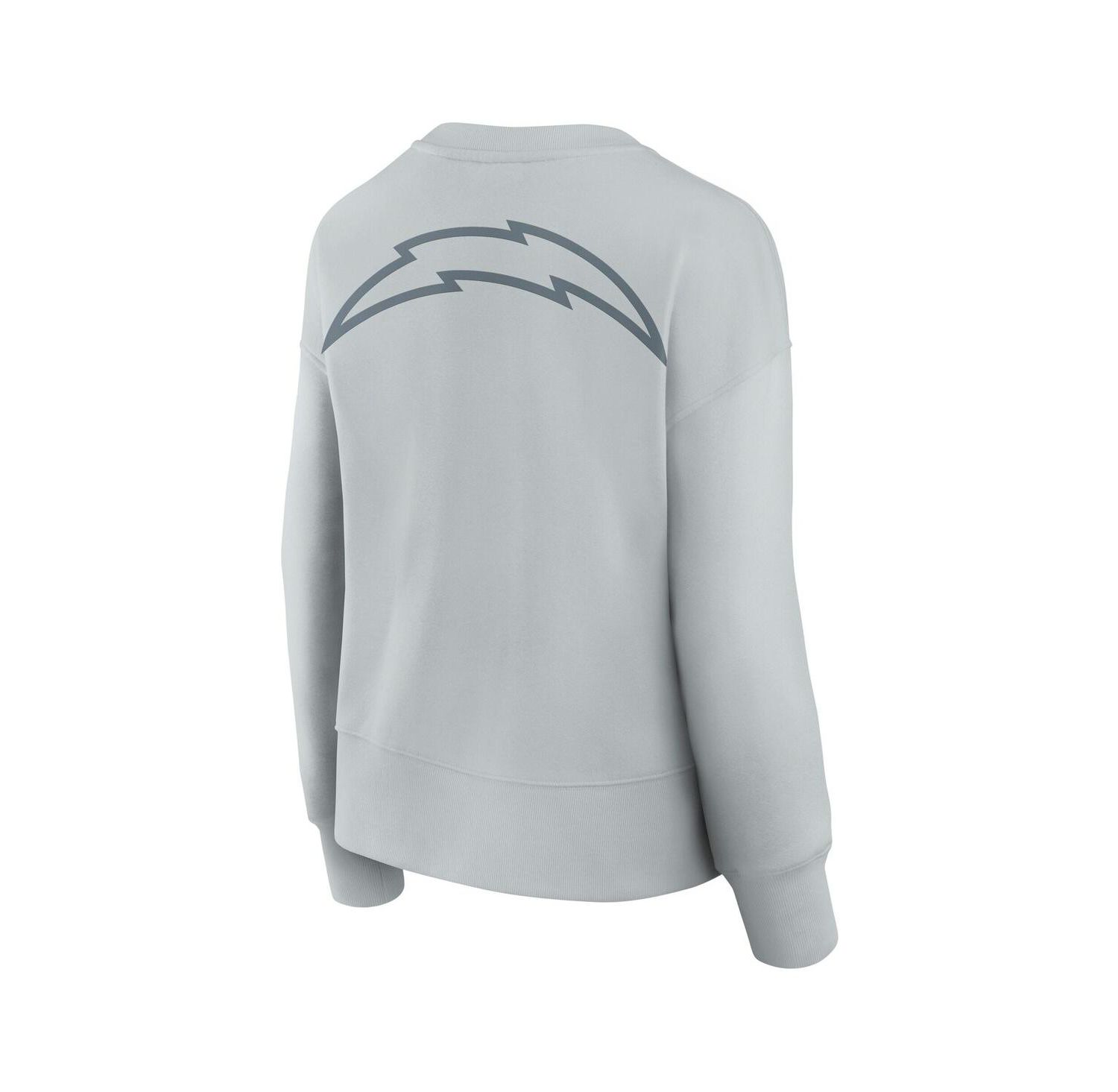 Women's Gray Los Angeles Chargers Elements Pullover Sweatshirt