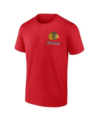 Men's Red Chicago Blackhawks Never Over T-Shirt