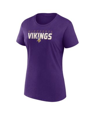 Women's Purple Minnesota Vikings Lean T-Shirt
