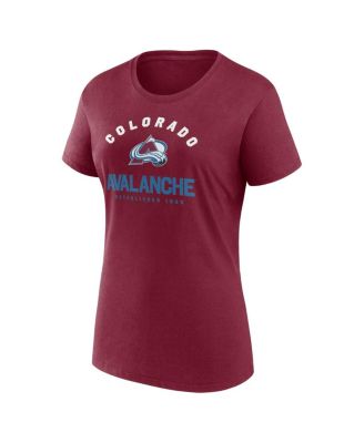 Women's Burgundy Colorado Avalanche Unrivaled T-Shirt