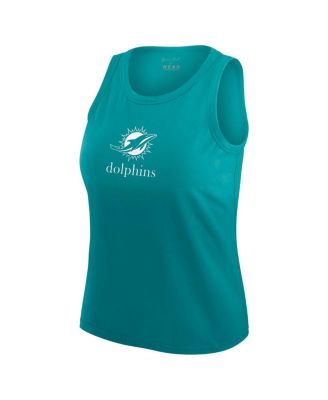 Women's x Gracie Hunt Aqua Miami Dolphins Ombre Tank Top