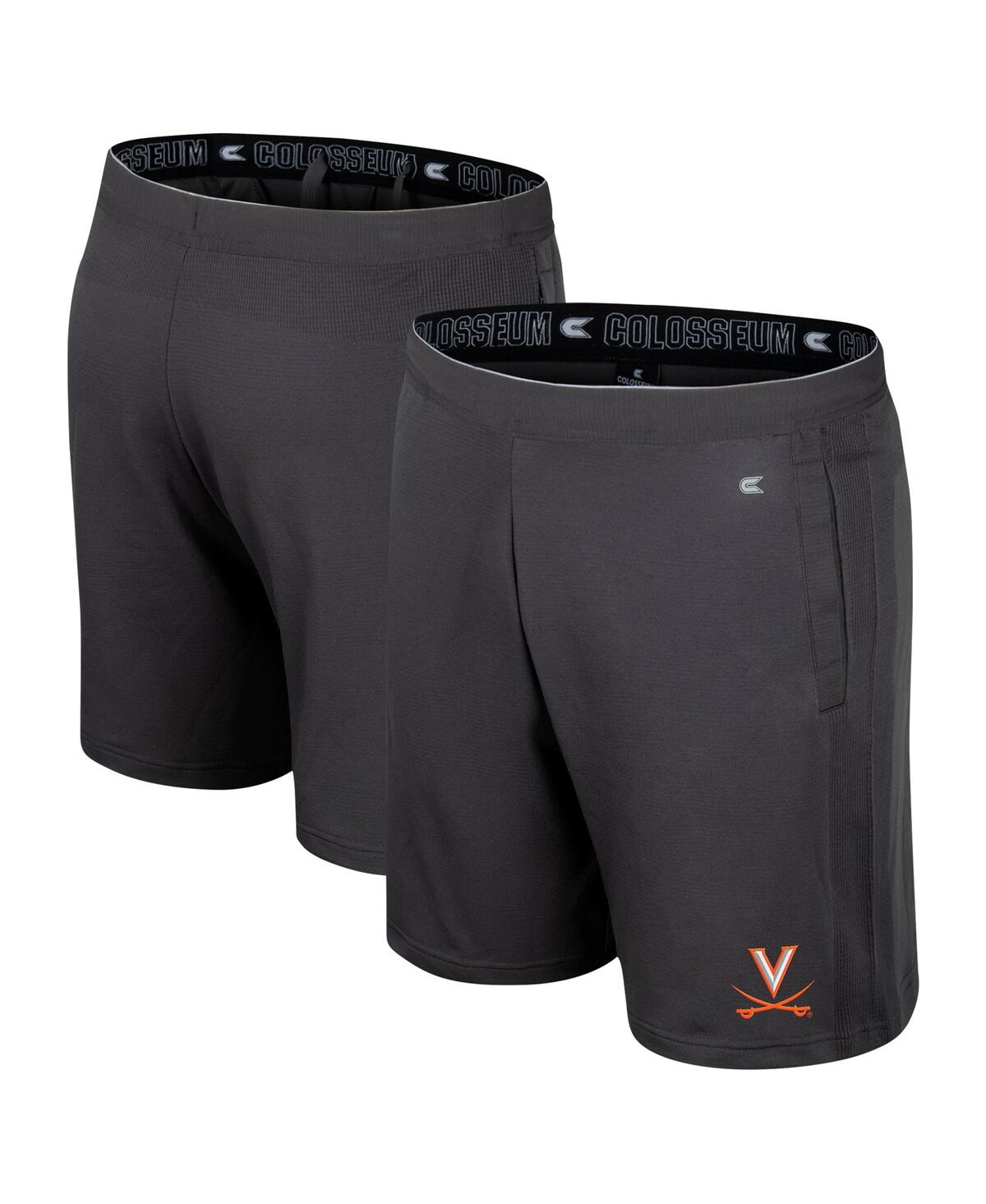 Colosseum Men's Charcoal Virginia Cavaliers Forget Shorts In Black