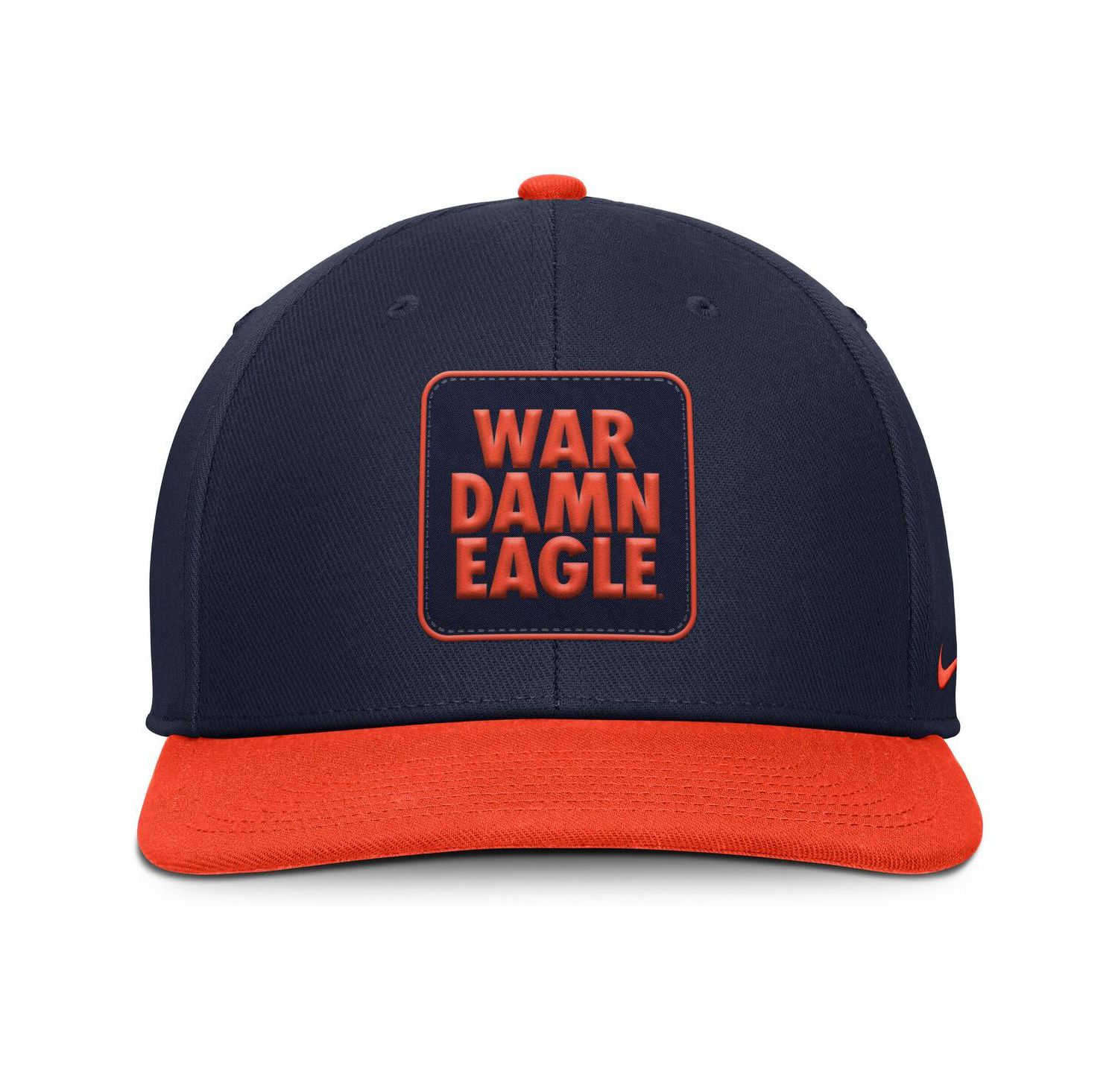 Men's Navy/Orange Auburn Tigers 2025 Sideline Campus Pro Local Snapback Hat