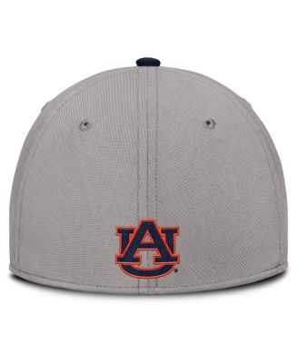 Men's Gray Auburn Tigers Athletic Prep Rise Flex Hat