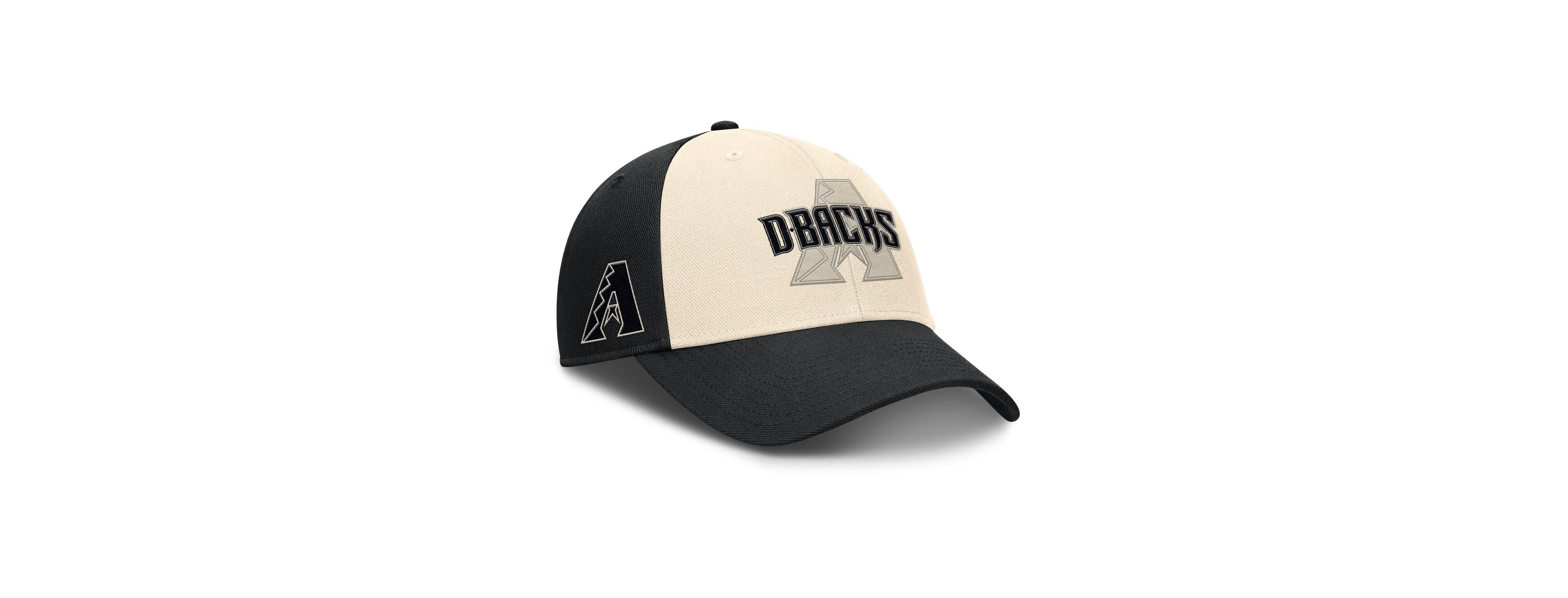 Nike Men's Black/Natural Arizona Diamondbacks Statement Club Performance Adjustable Hat