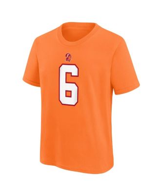 Men's Baker Mayfield Orange Tampa Bay Buccaneers Player Name Number T-Shirt