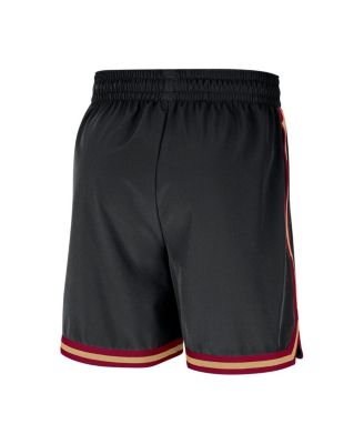 Men's Black Cleveland Cavaliers Authentic Practice DNA Woven Performance Shorts