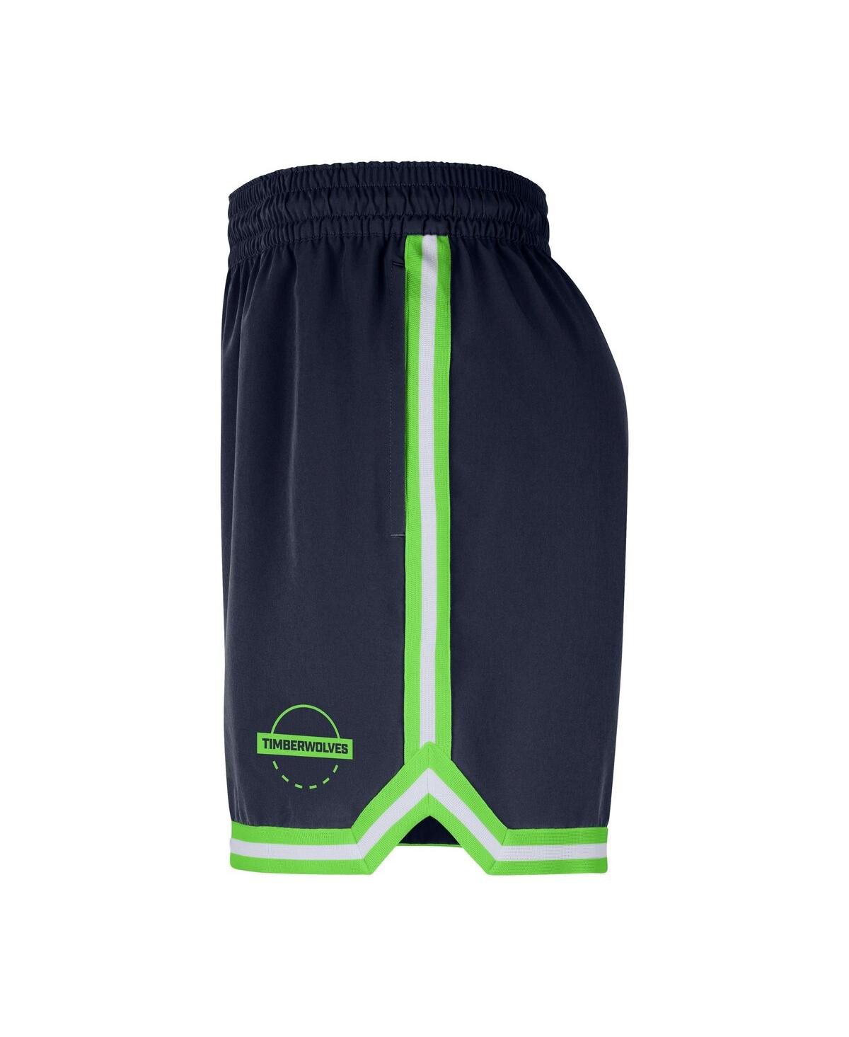 Nike Navy Minnesota Timberwolves Authentic Practice Dna Woven Performance Shorts In Blue