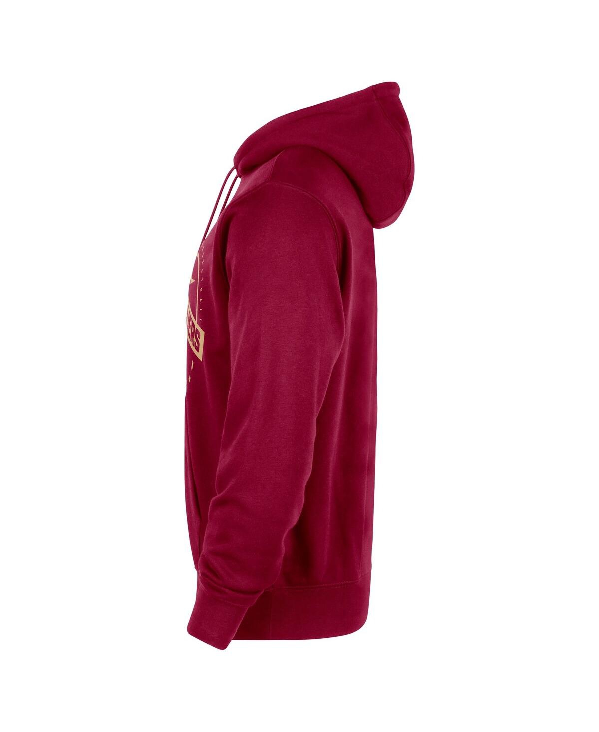 Nike Men's Wine Cleveland Cavaliers 2025/26 Authentic Practice Club Pullover Hoodie In Red