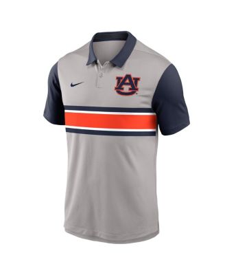 Men's Gray/Navy Auburn Tigers Vapor Dri-FIT Polo Shirt
