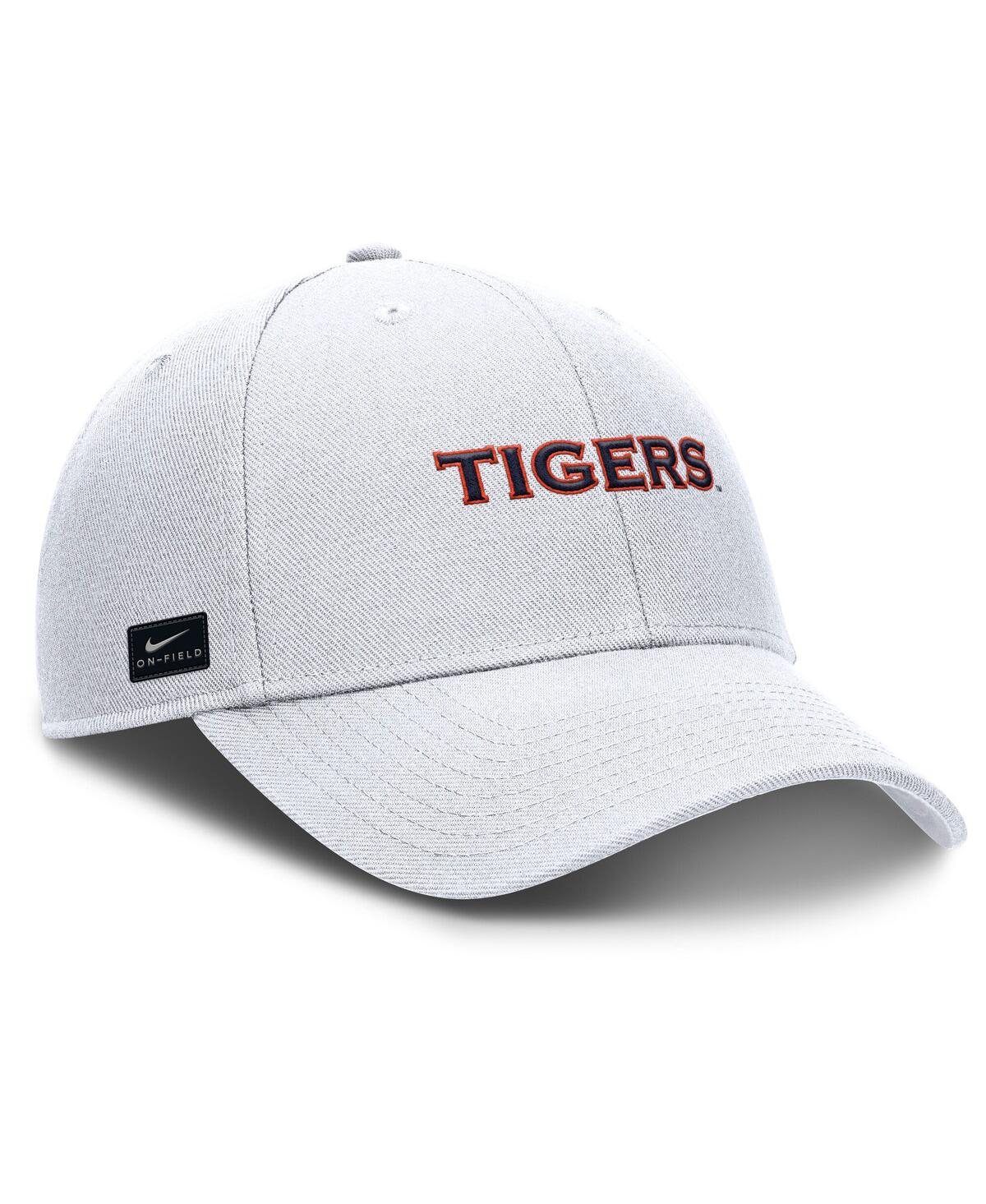 Nike Men's White Auburn Tigers 2025 On-field Gameday Rise Adjustable Hat In White