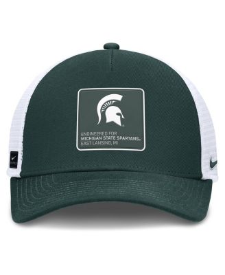 Men's Forest Green/White Michigan State Spartans 2025 On-Field Rise Engineered Trucker Adjustable Hat